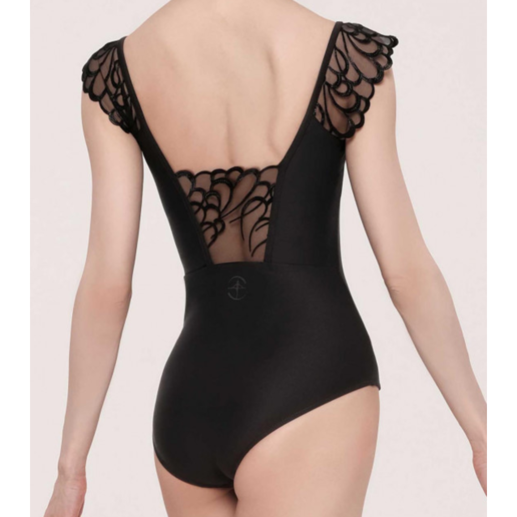 Wear Moi Peya Women's Tulle Sleeve Leotard