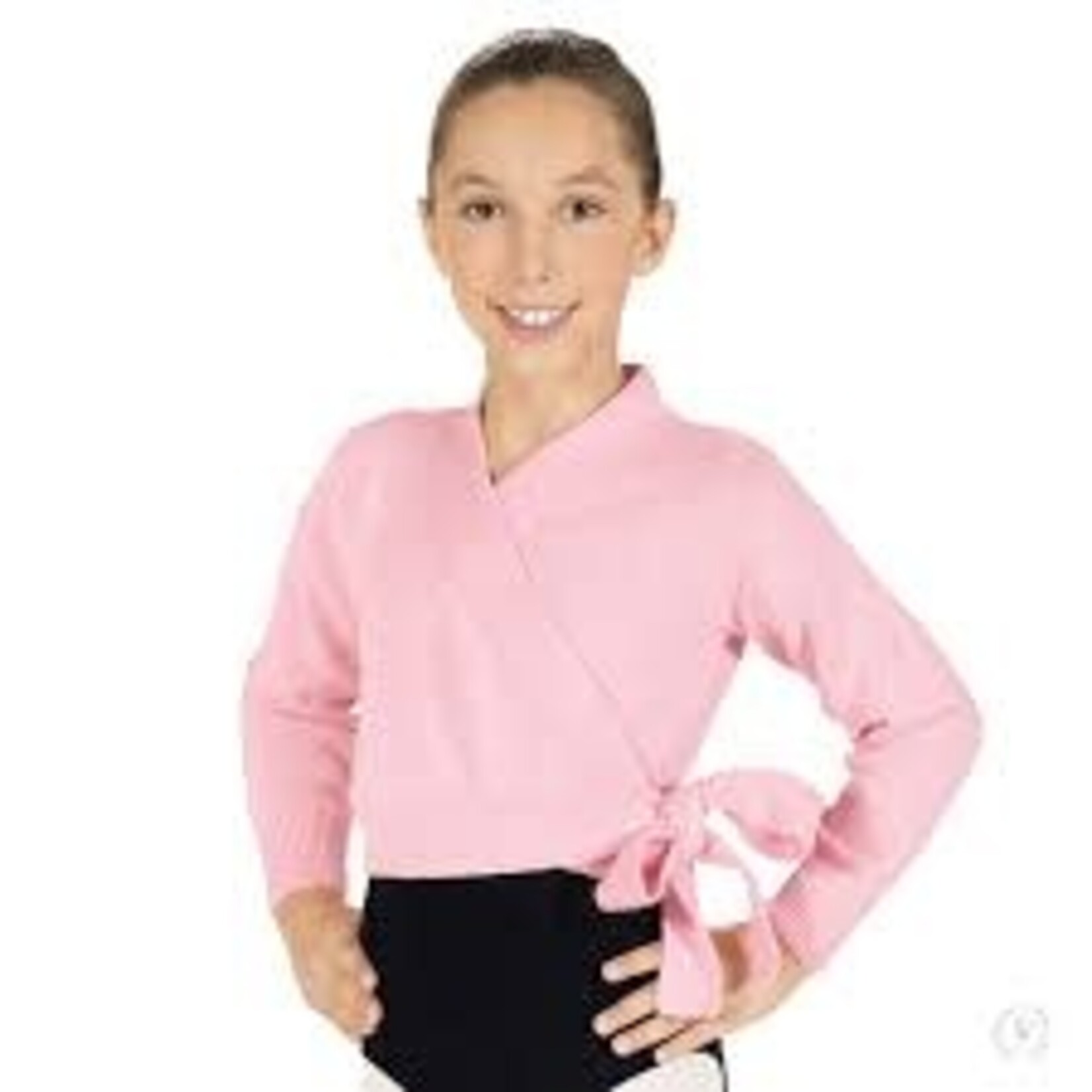 Eurotard 72523C Girls Soft Knit Wrap Ballet Sweater
