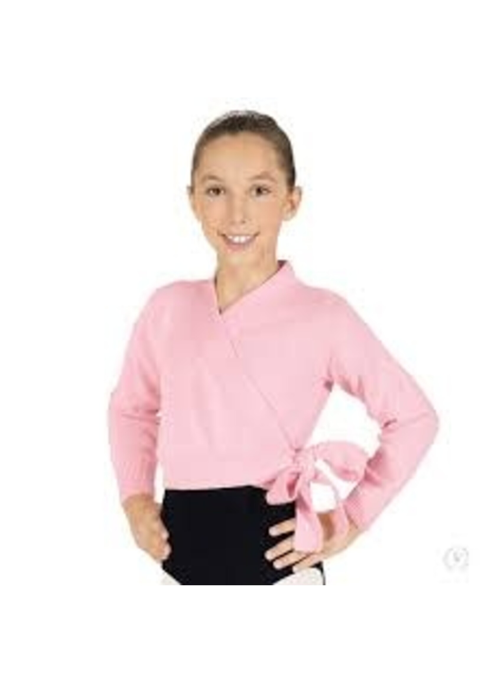 Eurotard Eurotard 72523C Girls Soft Knit Wrap Ballet Sweater