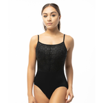 Suffolk Pointe Company Suffolk 2552A Adult Penny Lane Overlay Camisole Leotard