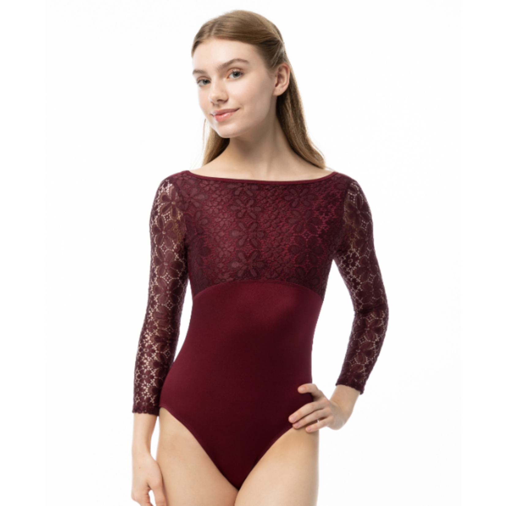 Suffolk Pointe Company Suffolk 2556A Adult Penny Lane 3/4 Sleeve Adult Leotard