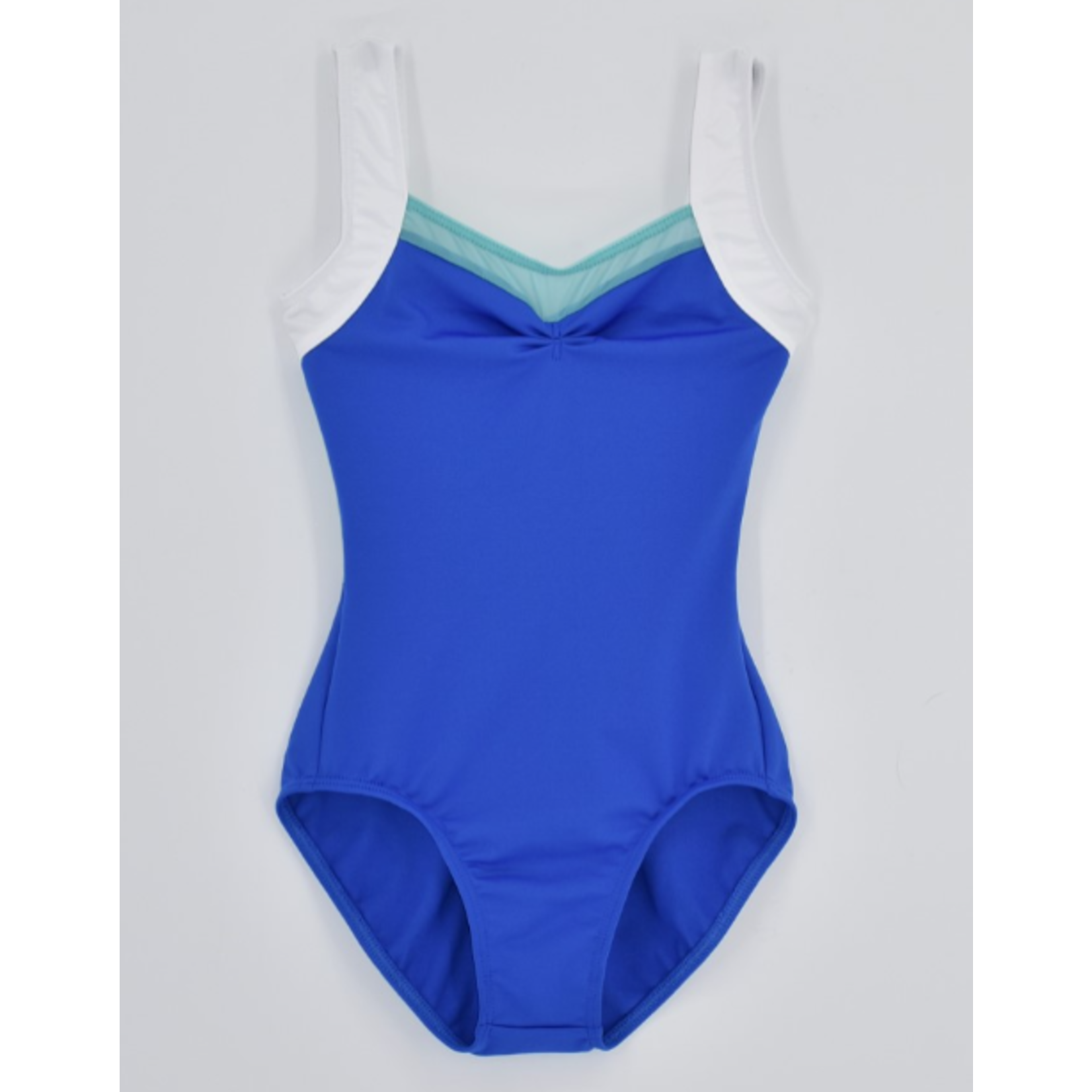 AK Dancewear 2108 Girls Chrissy in Motley Pinchfront Tank Leotard