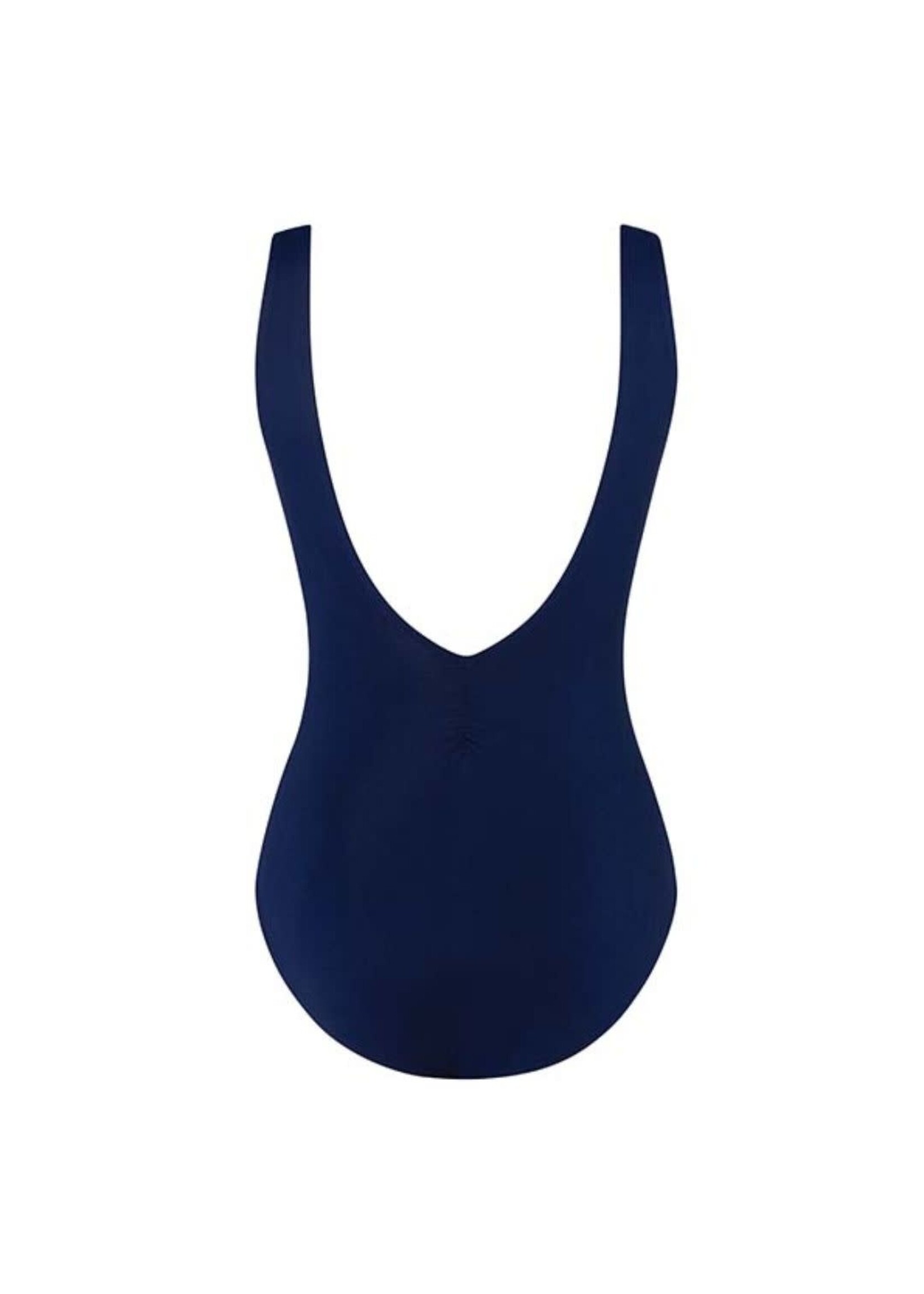 Energetiks Energetiks AL48 Cleo Adult Broad Cami Princess Cut Leotard (DI Logo) Navy