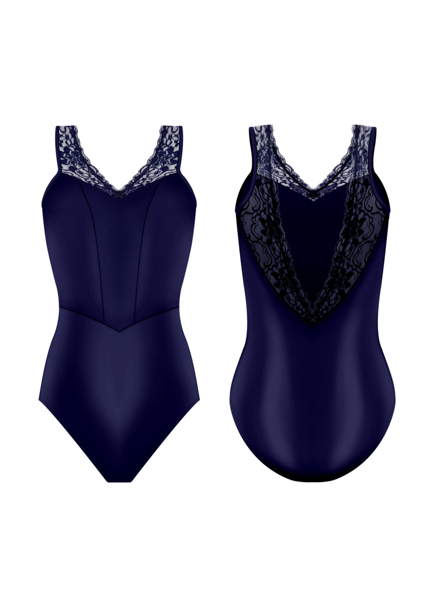 Danse De Paris Danse De Paris Adult Moulin Lace Tank Leotard