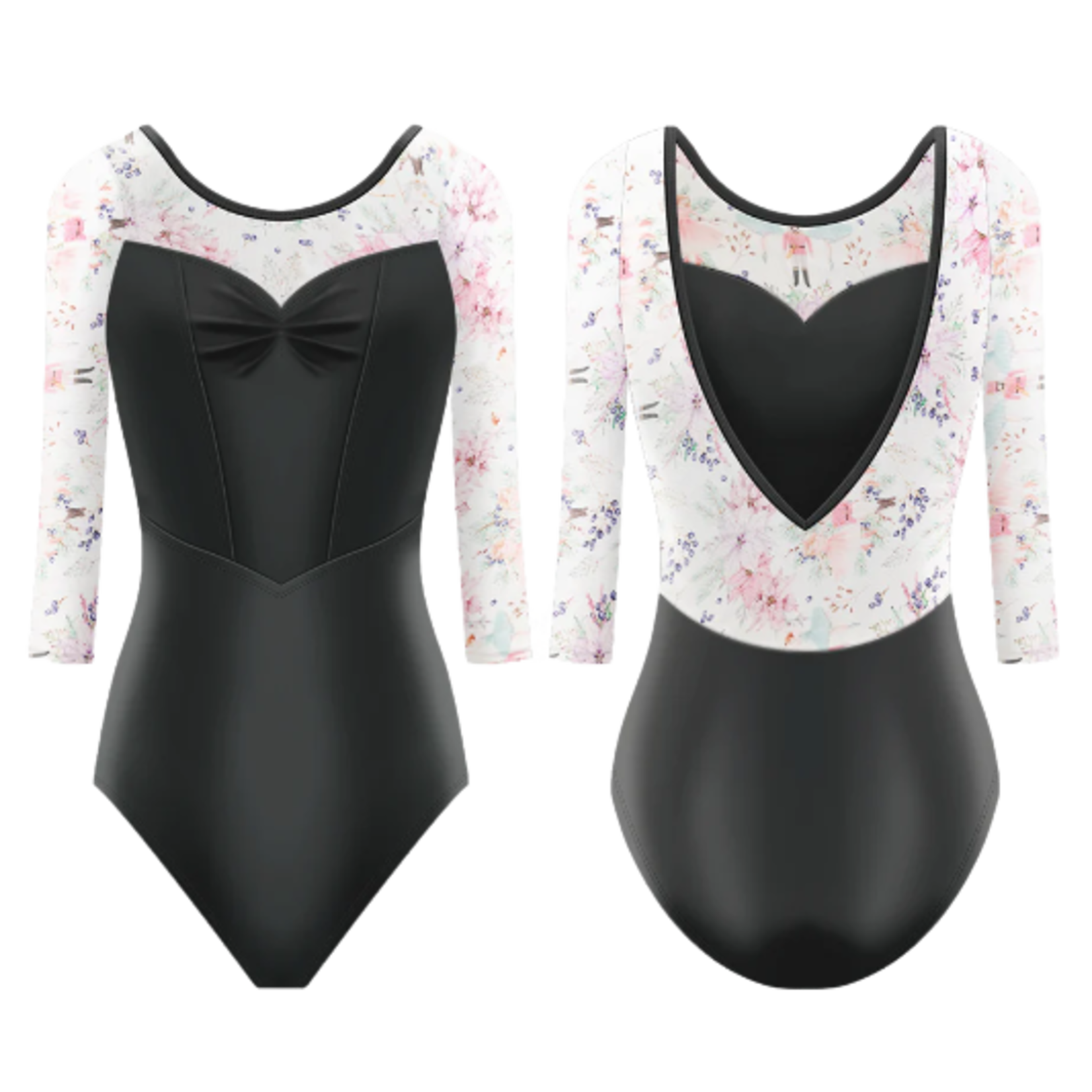 Danse De Paris Adult Desiree 3/4 Sleeve Leotard