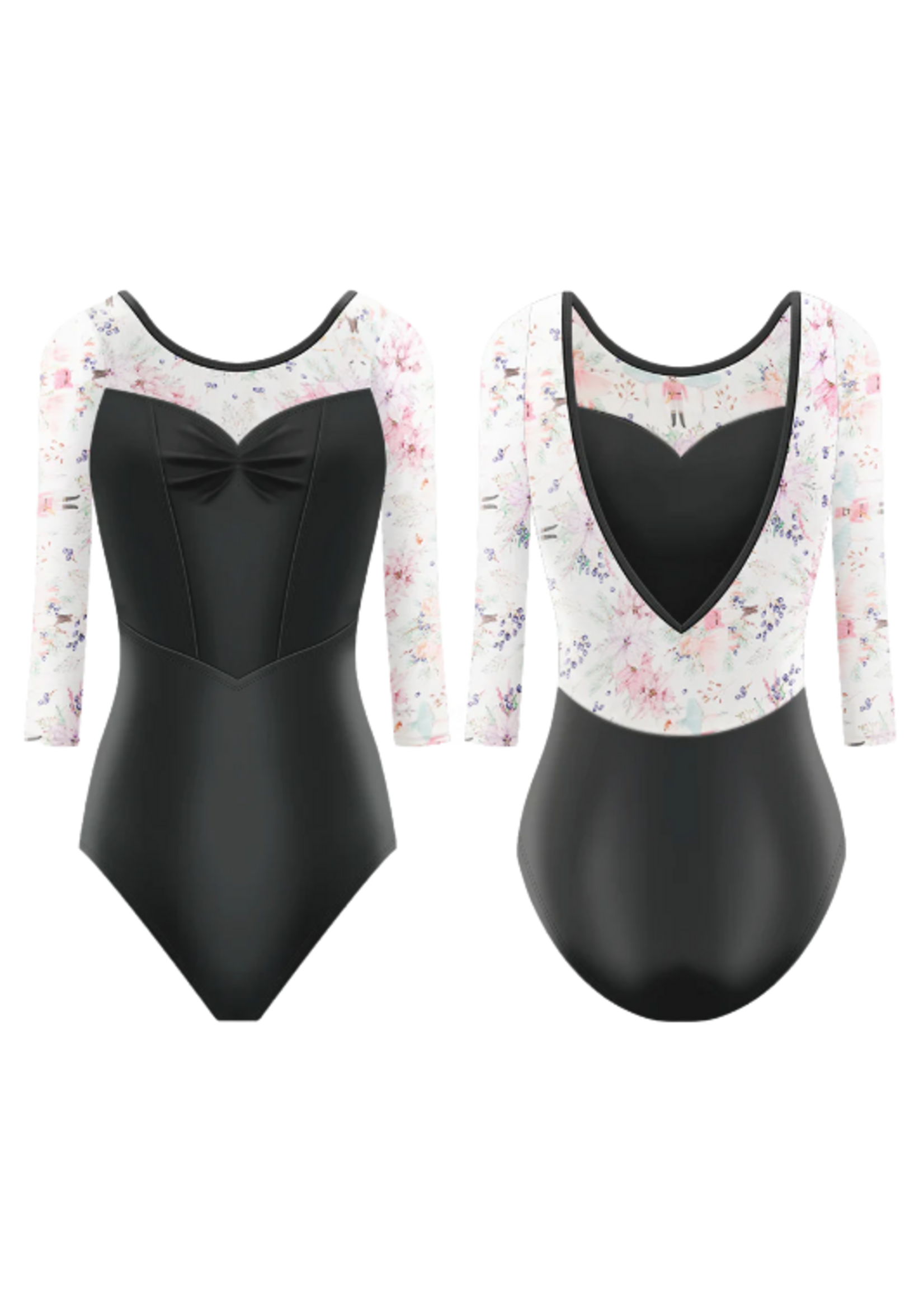 Danse De Paris Danse De Paris  Adult Desiree  3/4 Sleeve Leotard