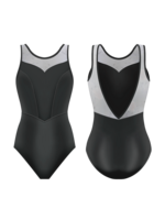 Danse De Paris Danse De Paris Adult Jolie Pattered Mesh Tank Leotard