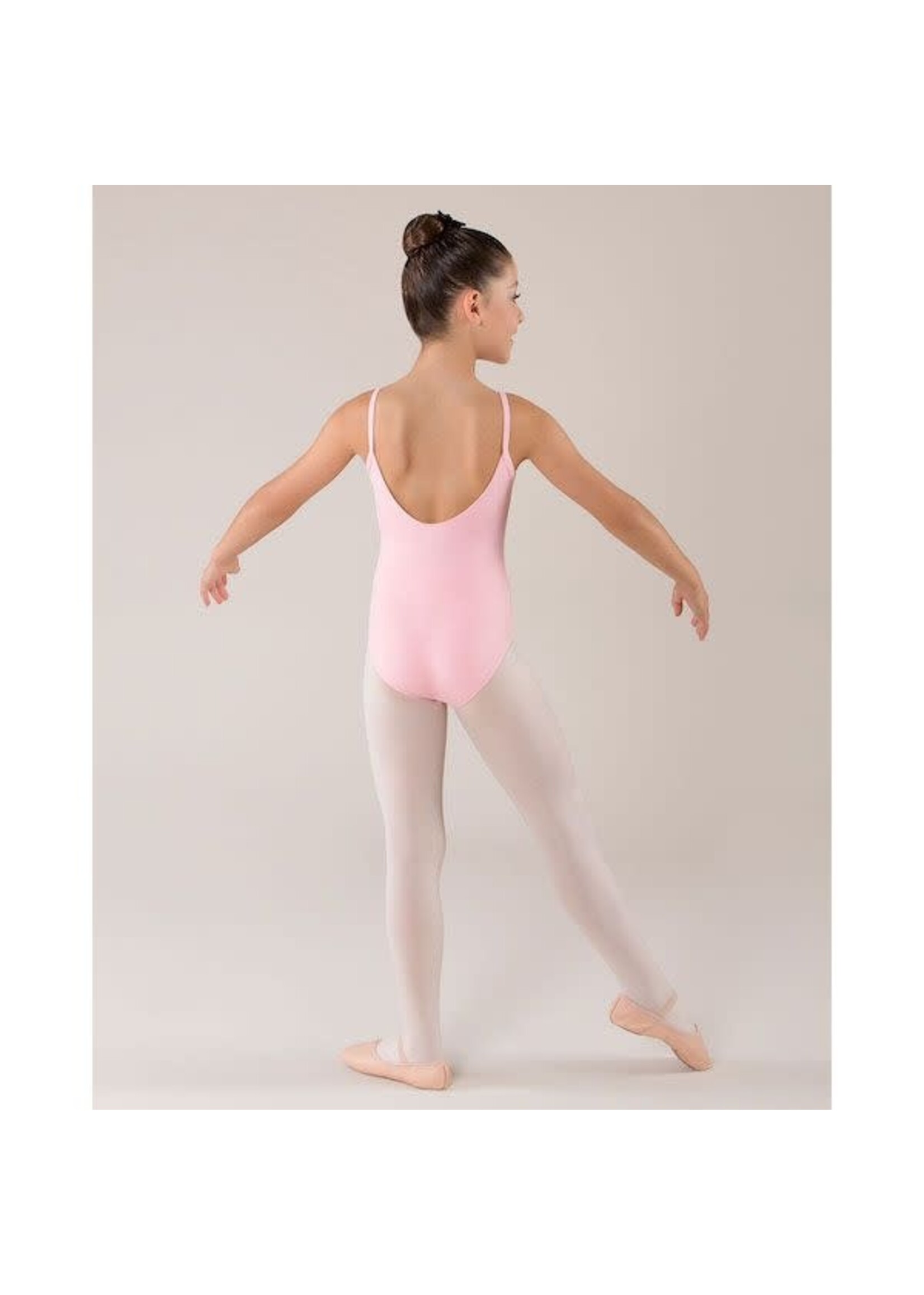 Energetiks Energetiks CL09 Ophelia Girls Cami Pinch Princess Seam Leotard (ONE Academy Logo) Ballet Pink