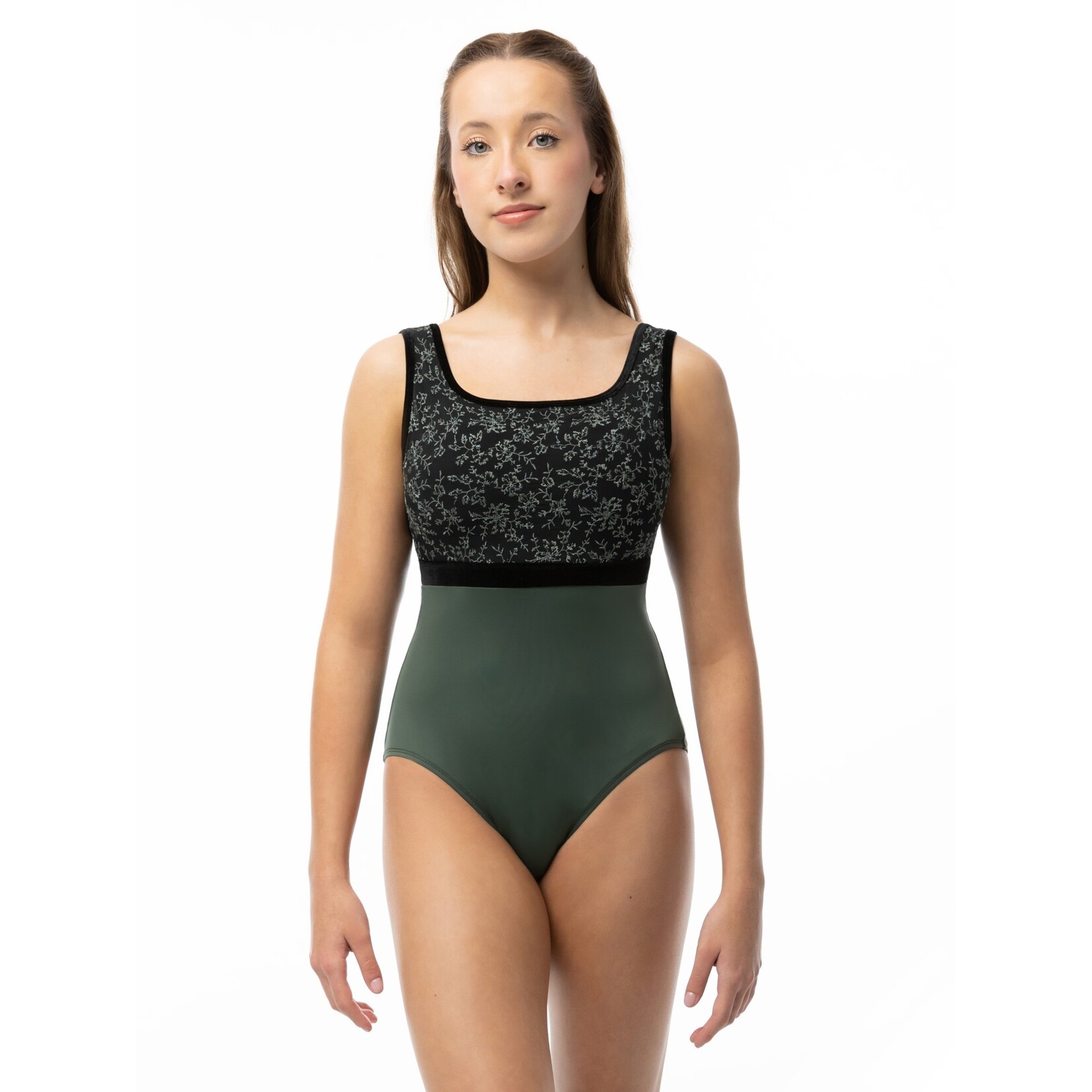 Suffolk 2564A Adult Darling Square Neck Tank Leotard