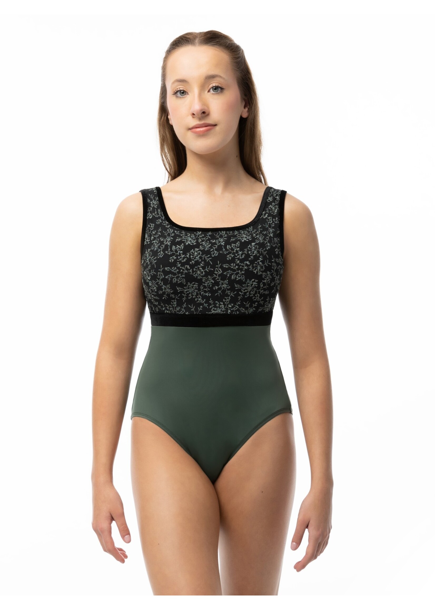 Suffolk Pointe Company Suffolk 2564A Adult Darling Square Neck Tank Leotard