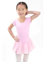 Basic Moves Basic Moves BM9441G Kids Microfiber Mesh Back Short Sleeve Dress