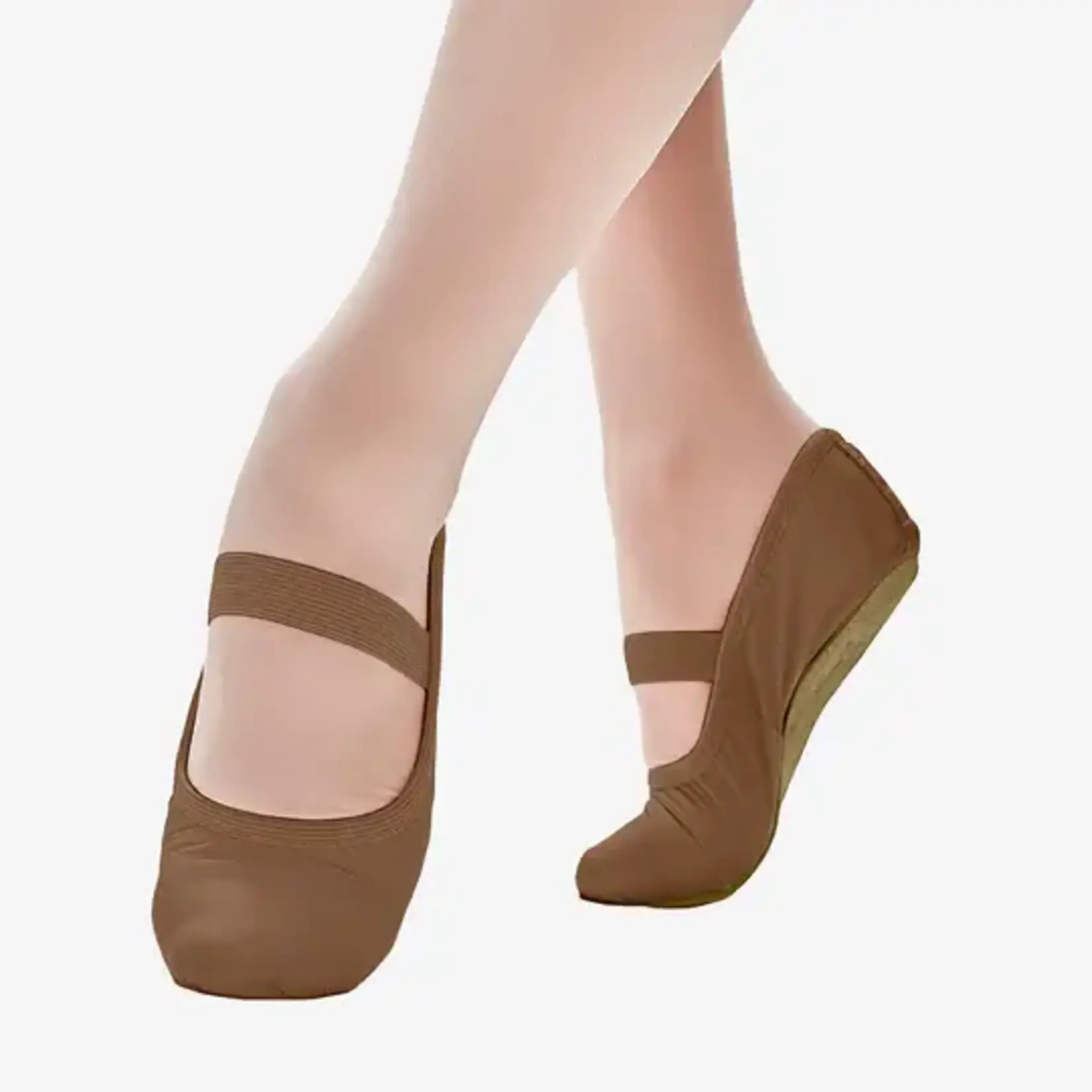 So Danca SD69S Girls Bella No Drawstring Leather Full Sole Ballet Shoe