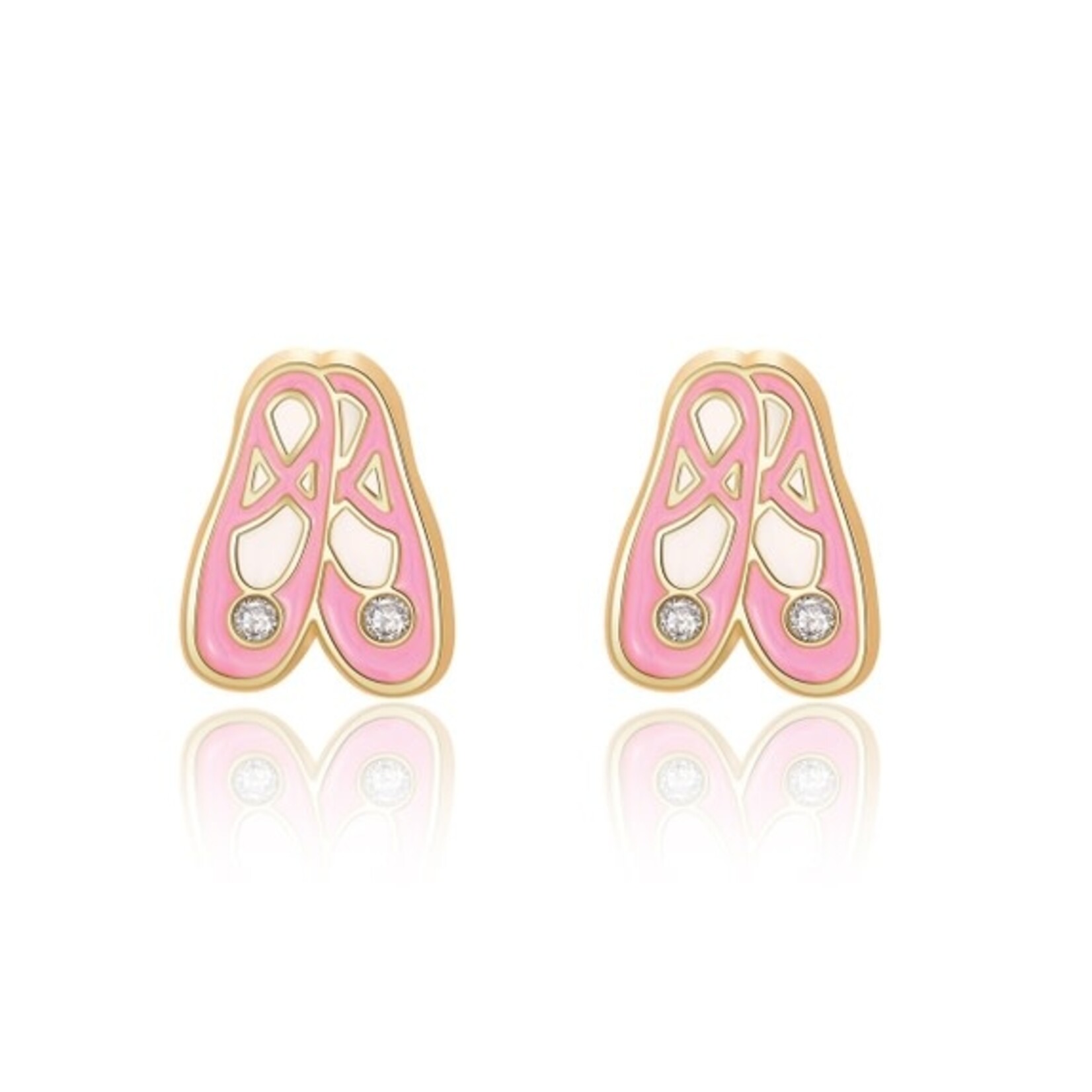 Girl Nation Girl Nation Ballet Slippers Cutie Stud Earrings