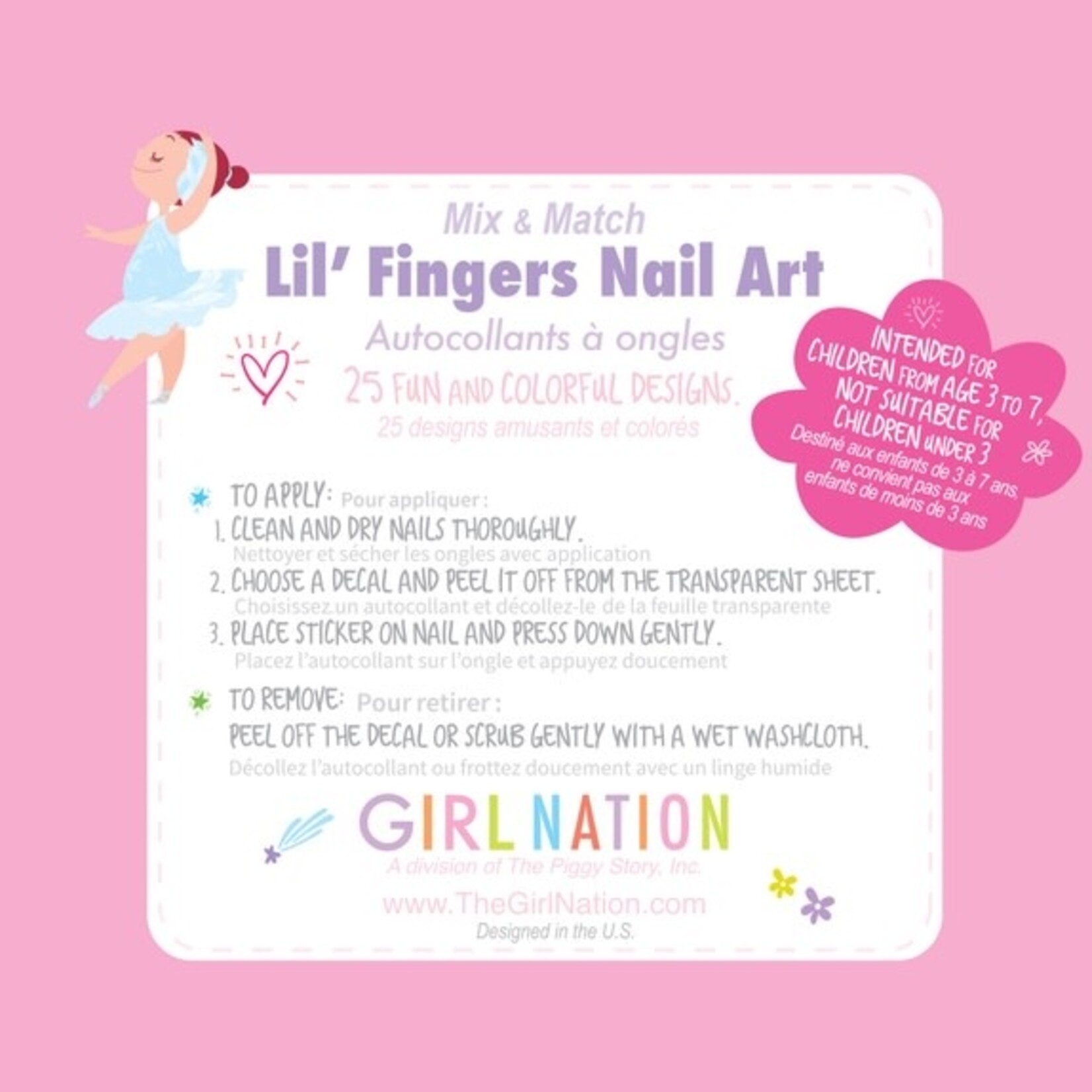 Girl Nation Girl Nation Lil Fingers Nail Art