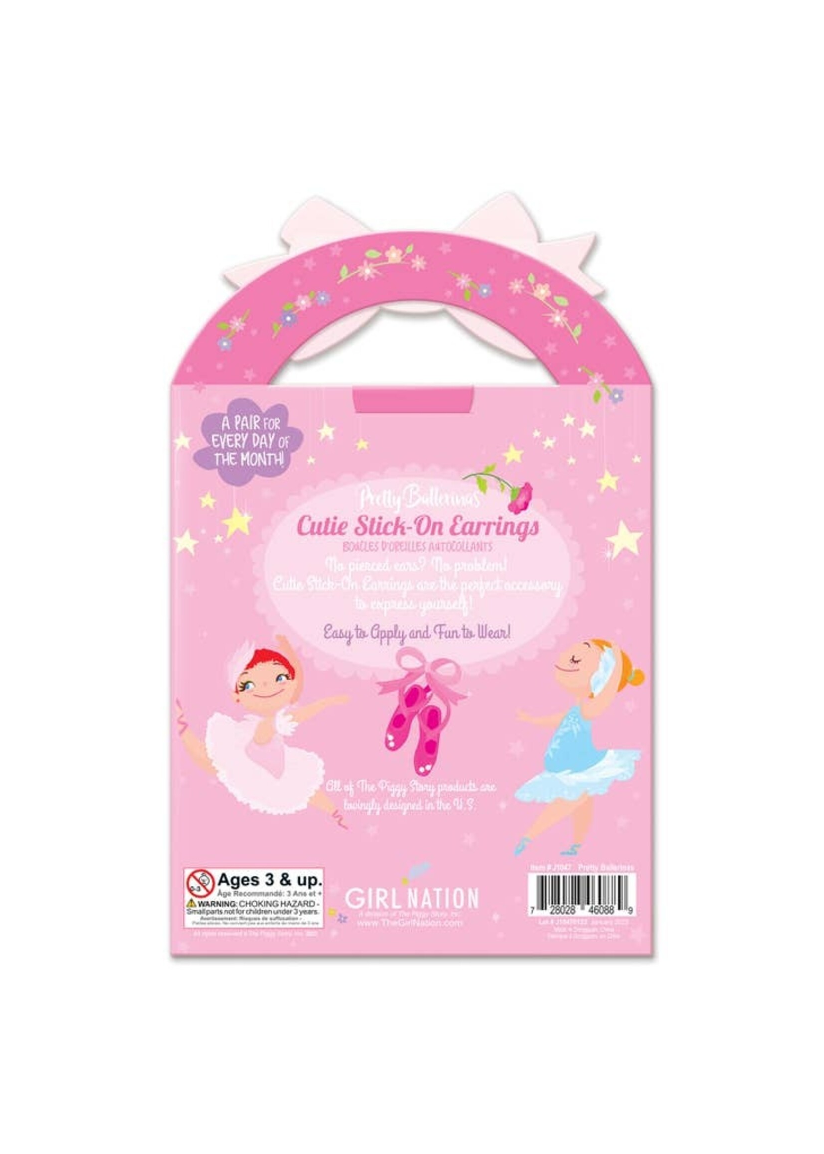 The Piggy Story The Piggy Story Cutie Stick On Earrings