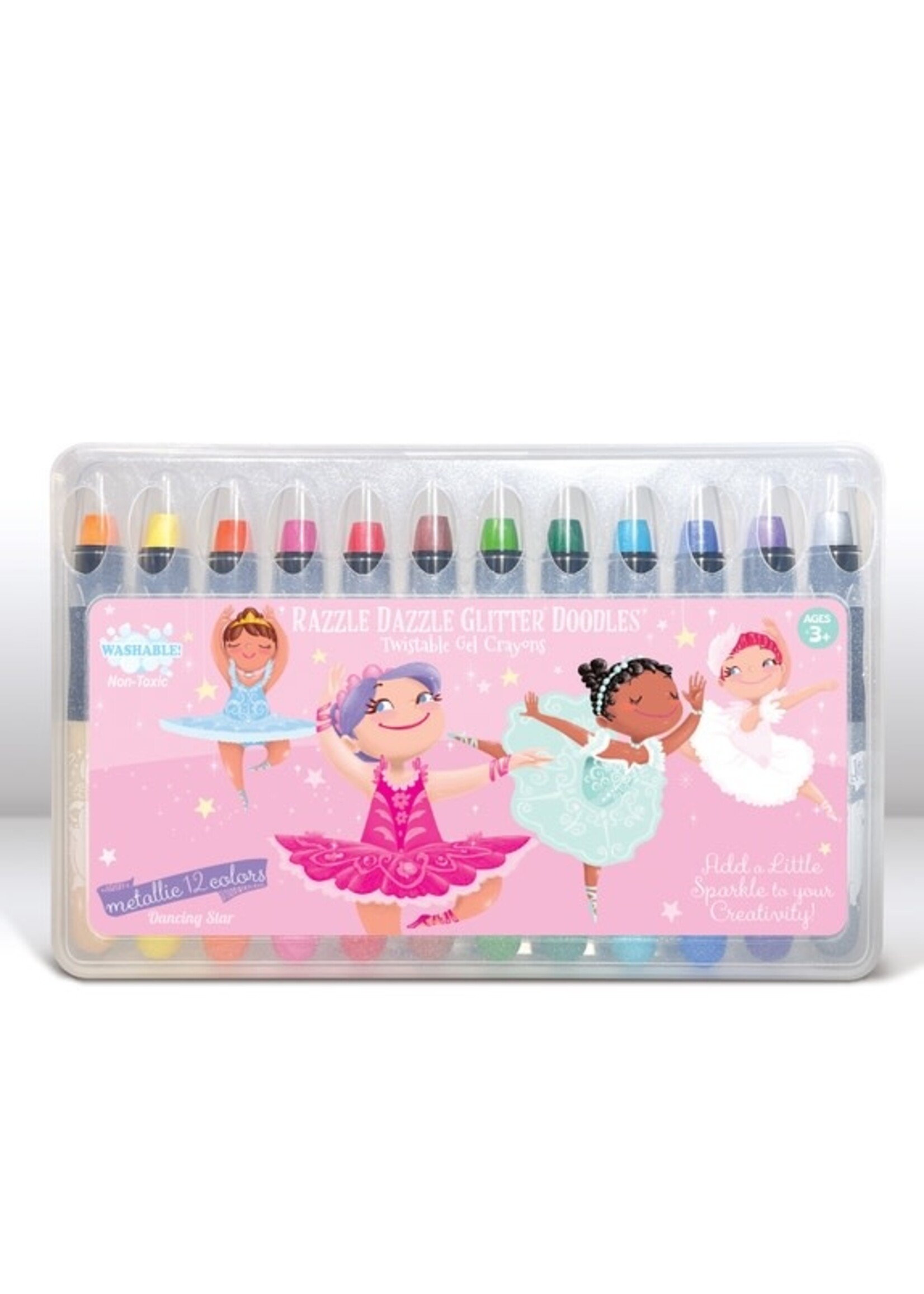 The Piggy Story The Piggy Story  Glitter Doodle Gel Crayons
