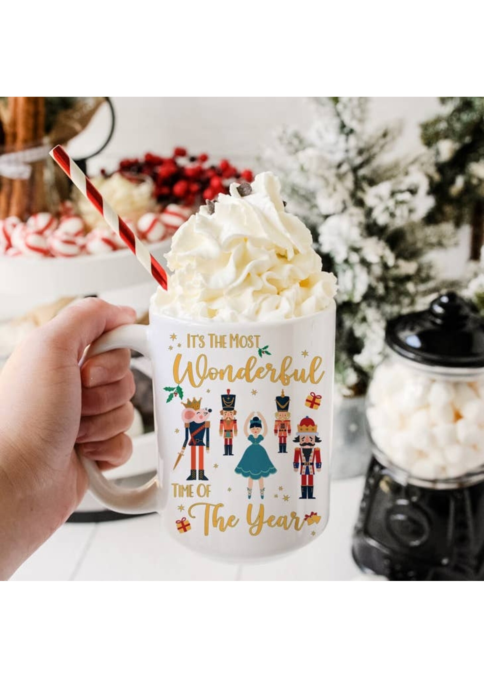 Love You a Latte Shop Love You a Latte Shop 15oz Most Wonderful Time Nutcracker Mug