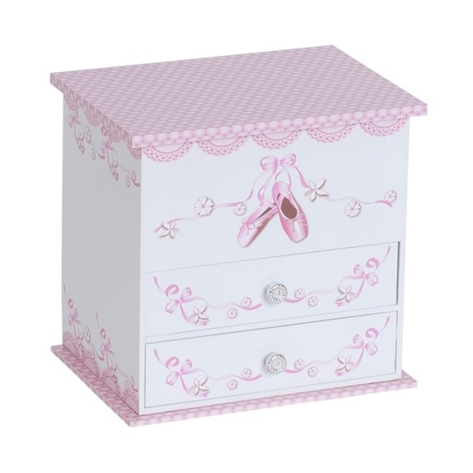 Mele and Co Angel Girls Ballerina Music Jewelry Box Waltz of the Flowers