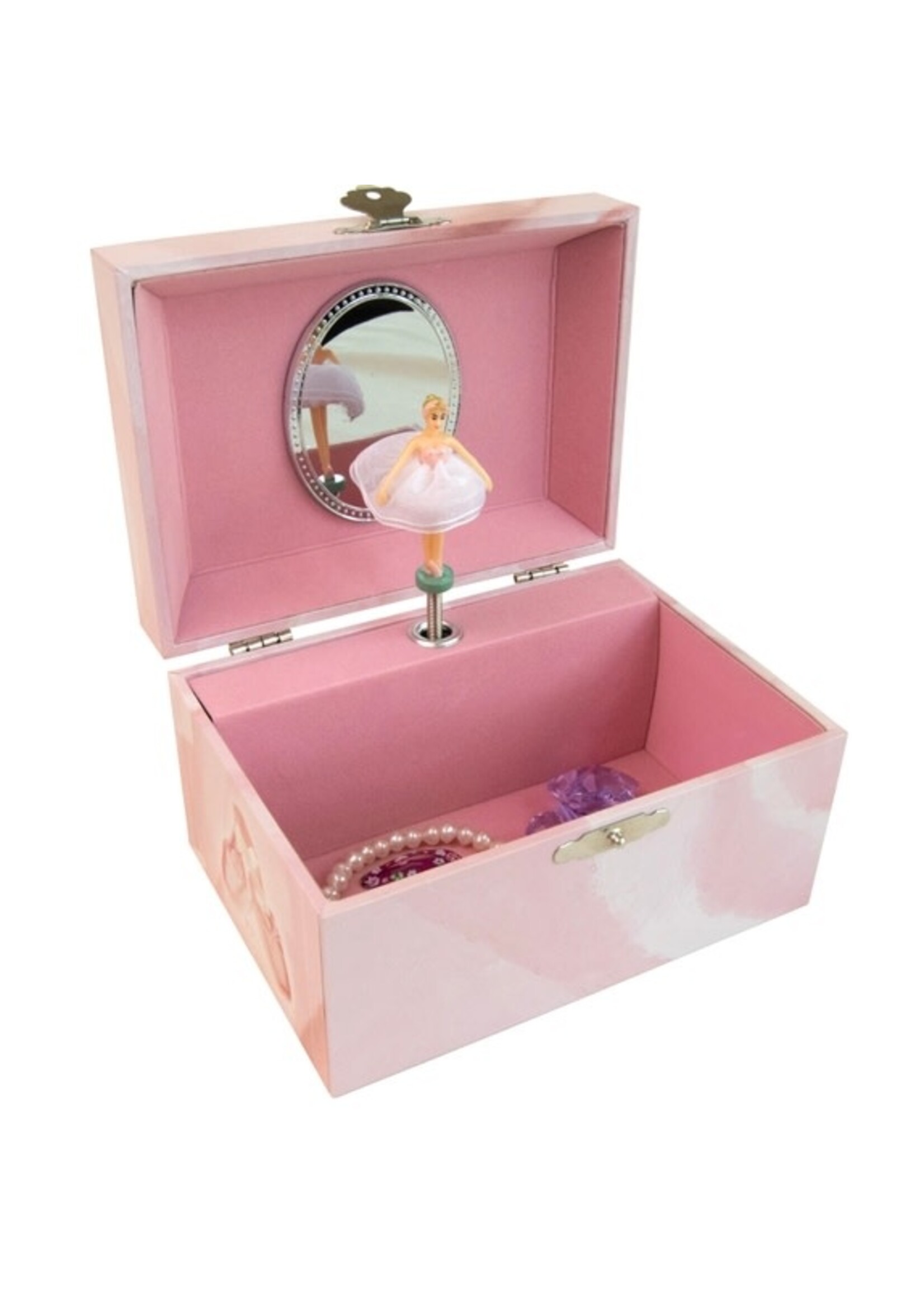 Mele and Co Mele and Co Casey Musical Ballerina Jewelry Box Waltz Flowers