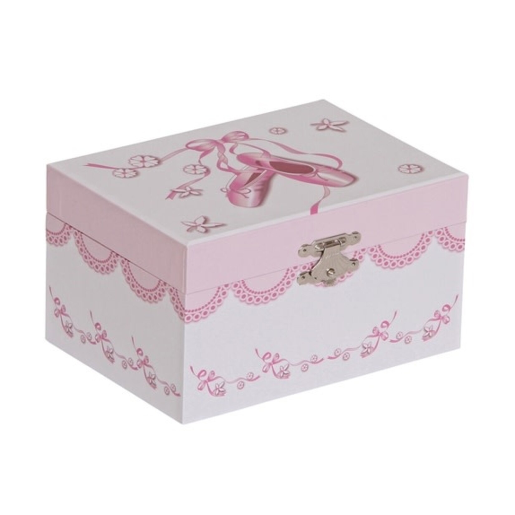 Mele and Co Mele and Co Clarice Musical Ballerina Jewelry Box Waltz Flowers