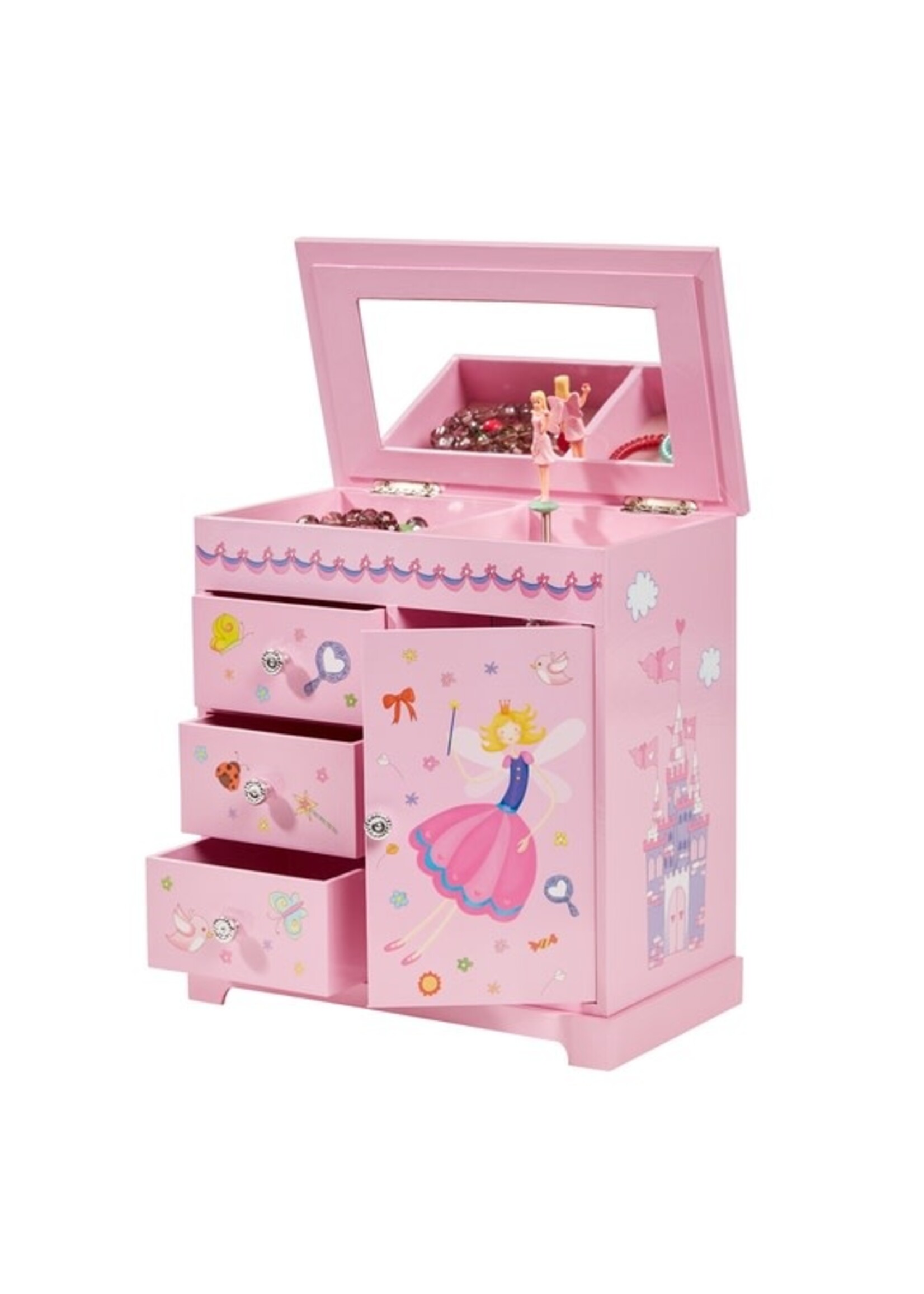 Mele and Co Mele and Co Krista Musical Fairy Jewelry Box Waltz Flowers