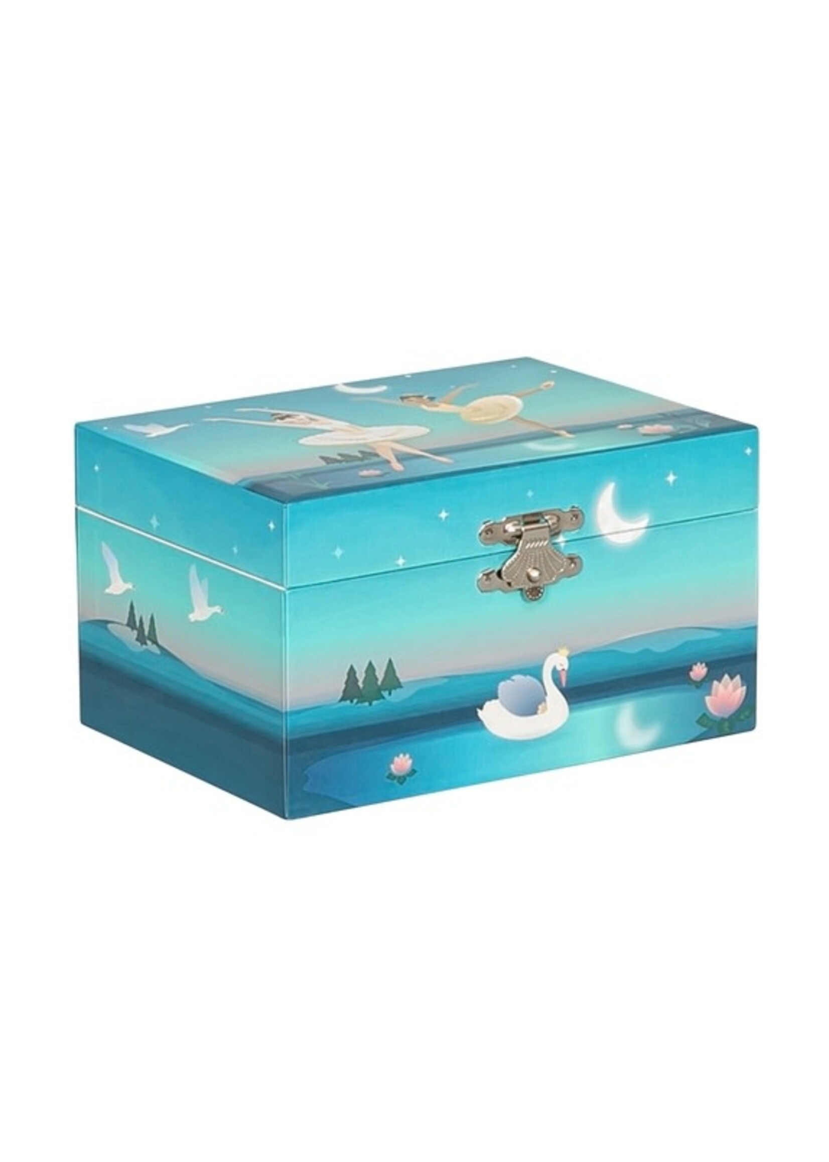 Mele and Co Mele and Co Marlo Musical Ballerina Jewelry Box Magic Flute