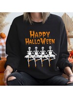 Refinery Number One LLC Refinery Number One LLC Halloween Ballerinas Vintage Sweatshirt
