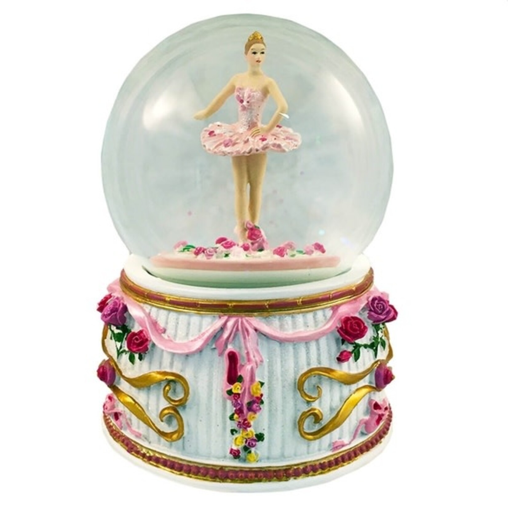 Nutcracker Ballet Gifts Musical Ballerina Pink Tutu Snow Globe