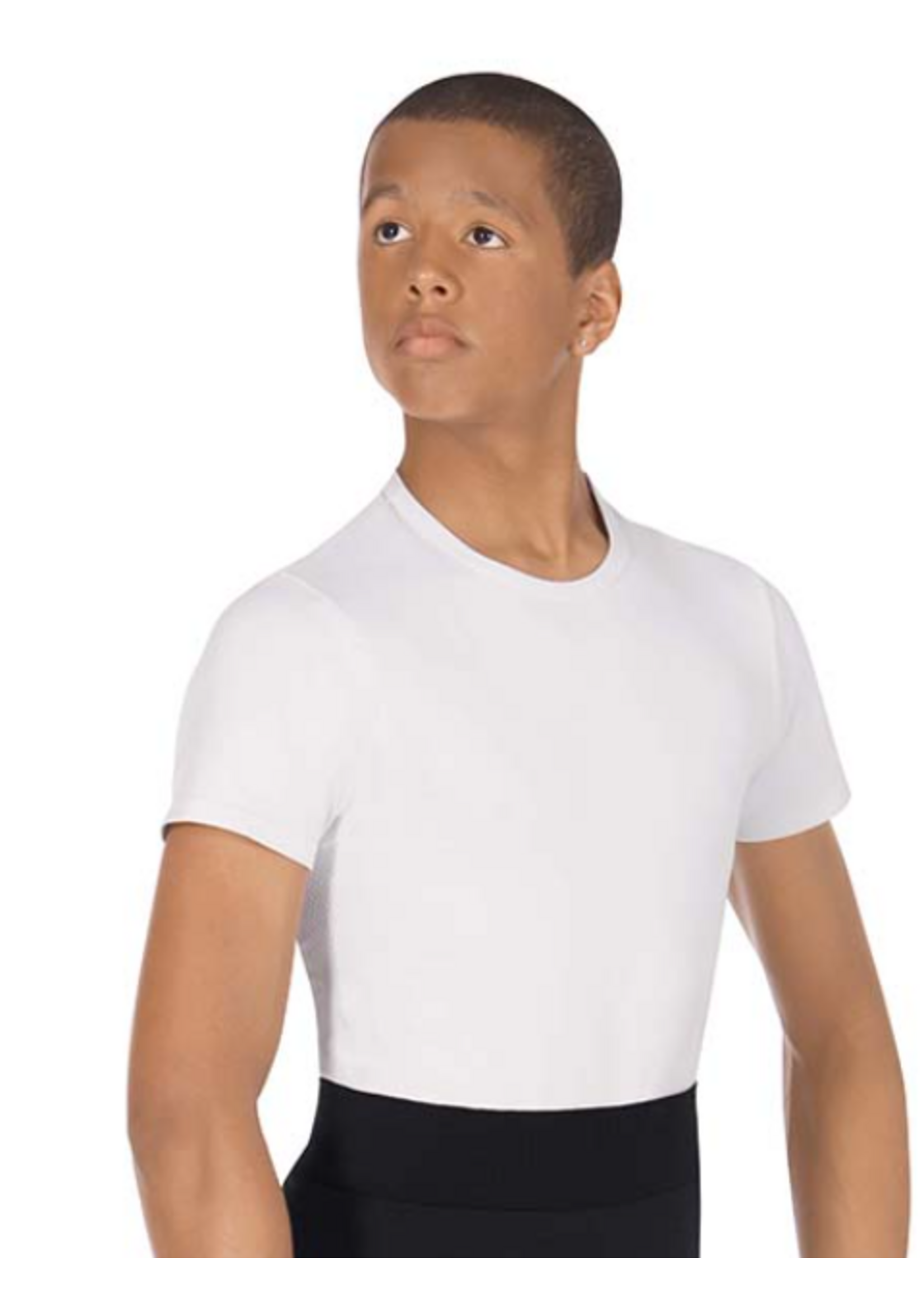Eurotard Eurotard 44100 Adult Unisex Microfiber Crew Neck Short Sleeve Dance Shirt