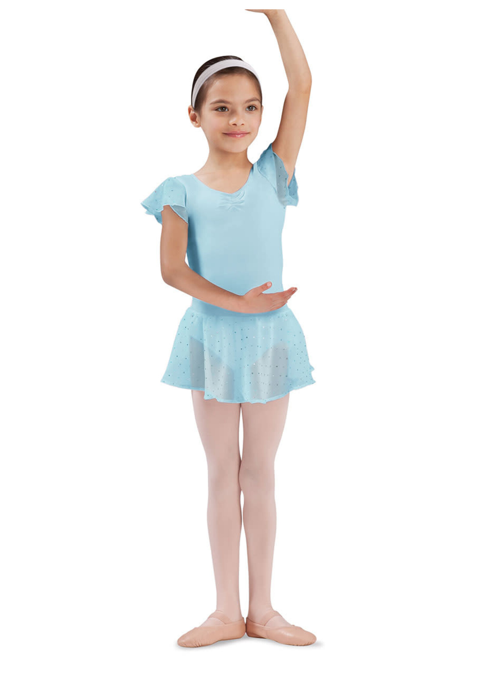 Bloch Bloch CR5161 Girls Georgette Sequin Pull On Skirt