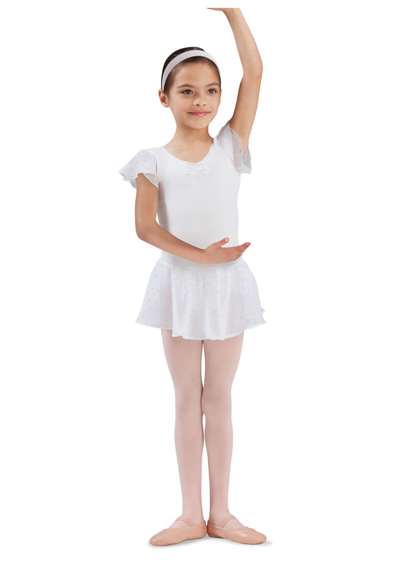 Bloch Bloch CR5161 Girls Georgette Sequin Pull On Skirt
