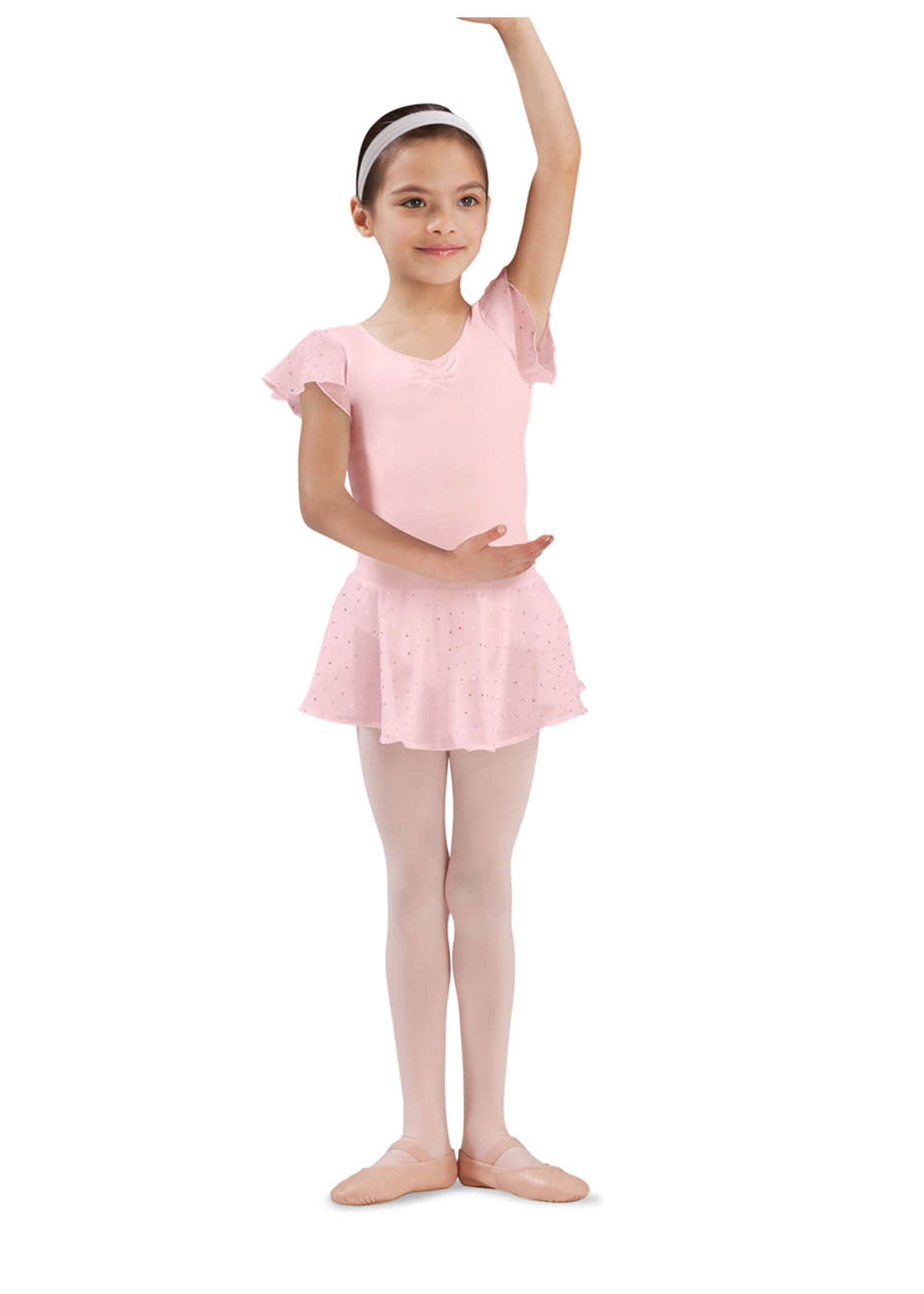 Bloch Bloch CR5161 Girls Georgette Sequin Pull On Skirt