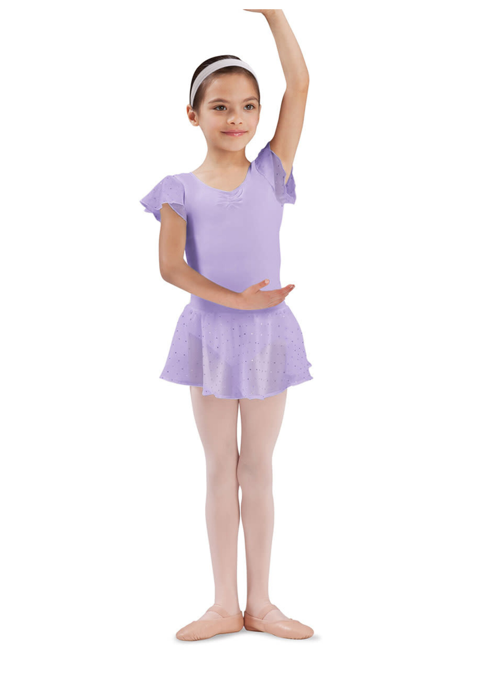 Bloch Bloch CR5161 Girls Georgette Sequin Pull On Skirt