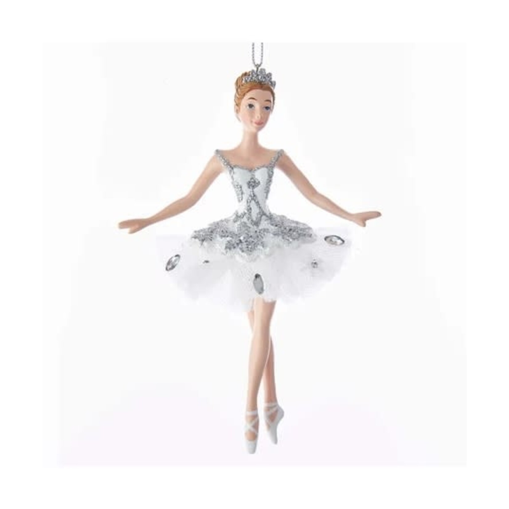 Faire Kurt S Adler 5.75" Resin Snow Queen Ballerina Ornament Single