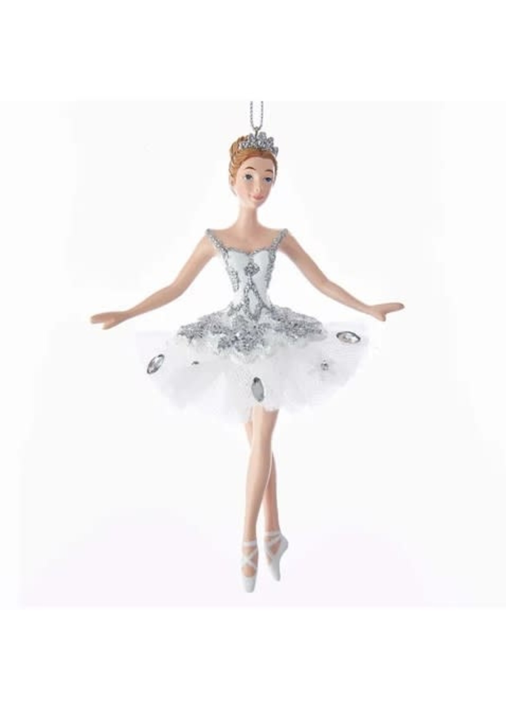 Faire Kurt S Adler 5.75" Resin Snow Queen Ballerina Ornament Single