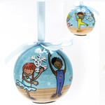 Dasha 6070B Blinking Ballet Ornament single
