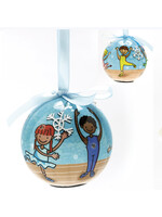 Dasha Dasha 	6070B Blinking Ballet Ornament  single