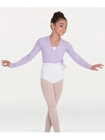 Body Wrappers Body Wrappers 3201 Girls Long Sleeve Wrap Sweater