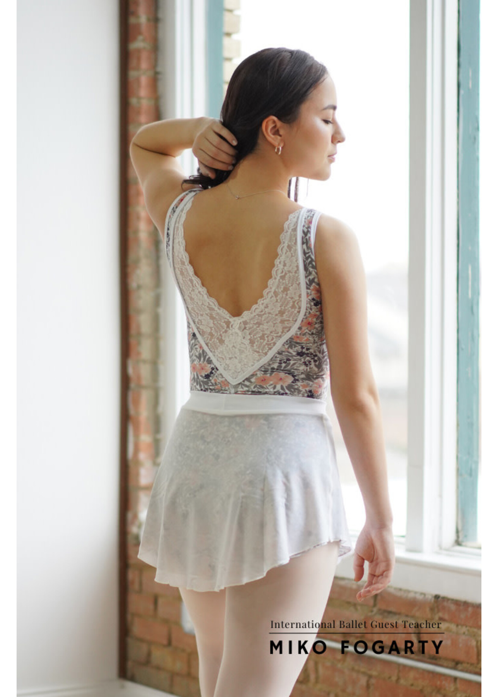 AK Dancewear AK Dancewear 2105C Adult Ava in Chelsea Princess Seam Lace Back Leotard