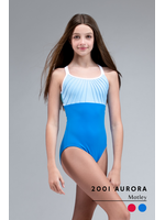 AK Dancewear Girls Aurora in Motley Pleated Leotard by AK Dancewear