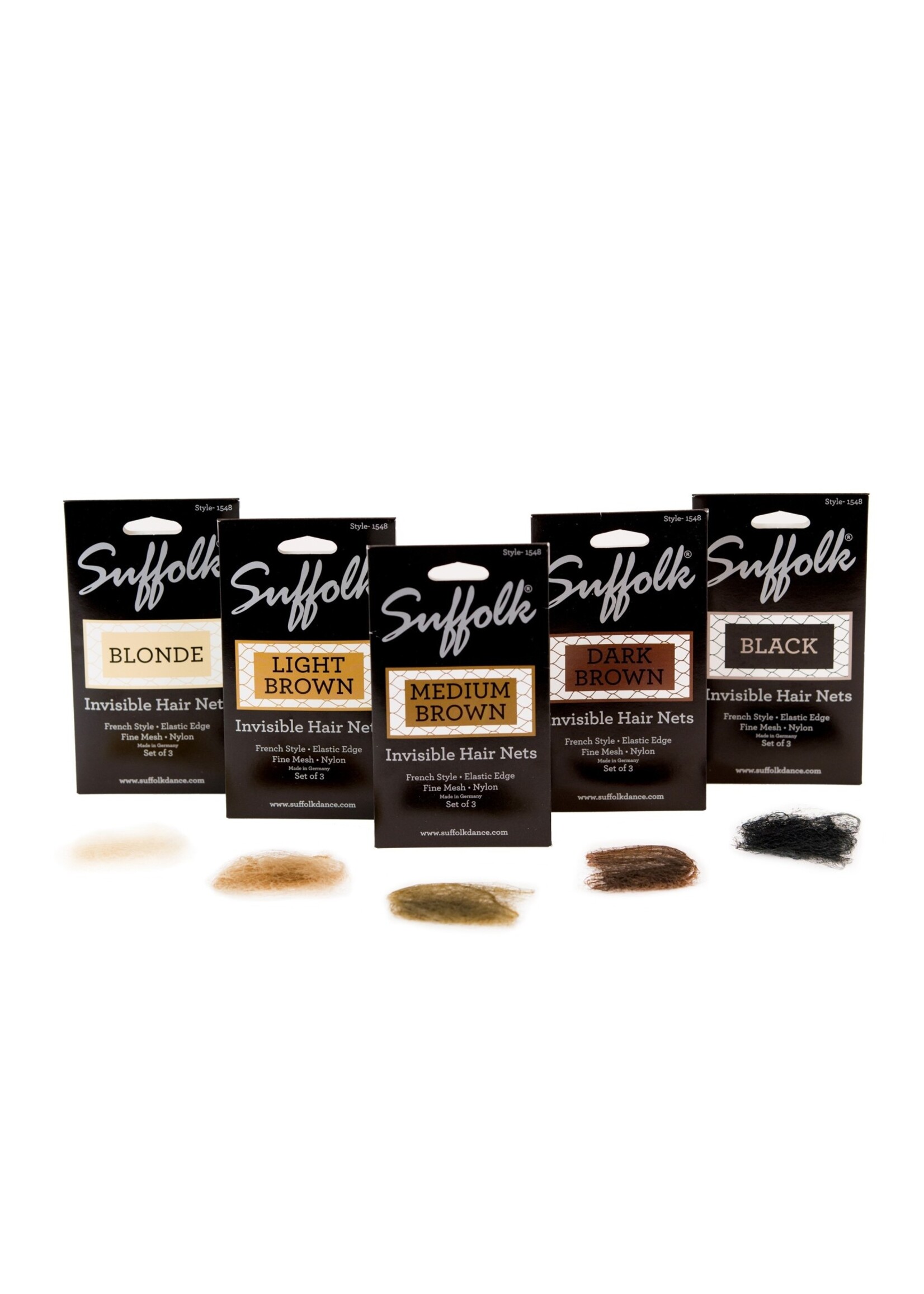 Suffolk Pointe Company Suffolk 1548 Hair Nets Set of 3