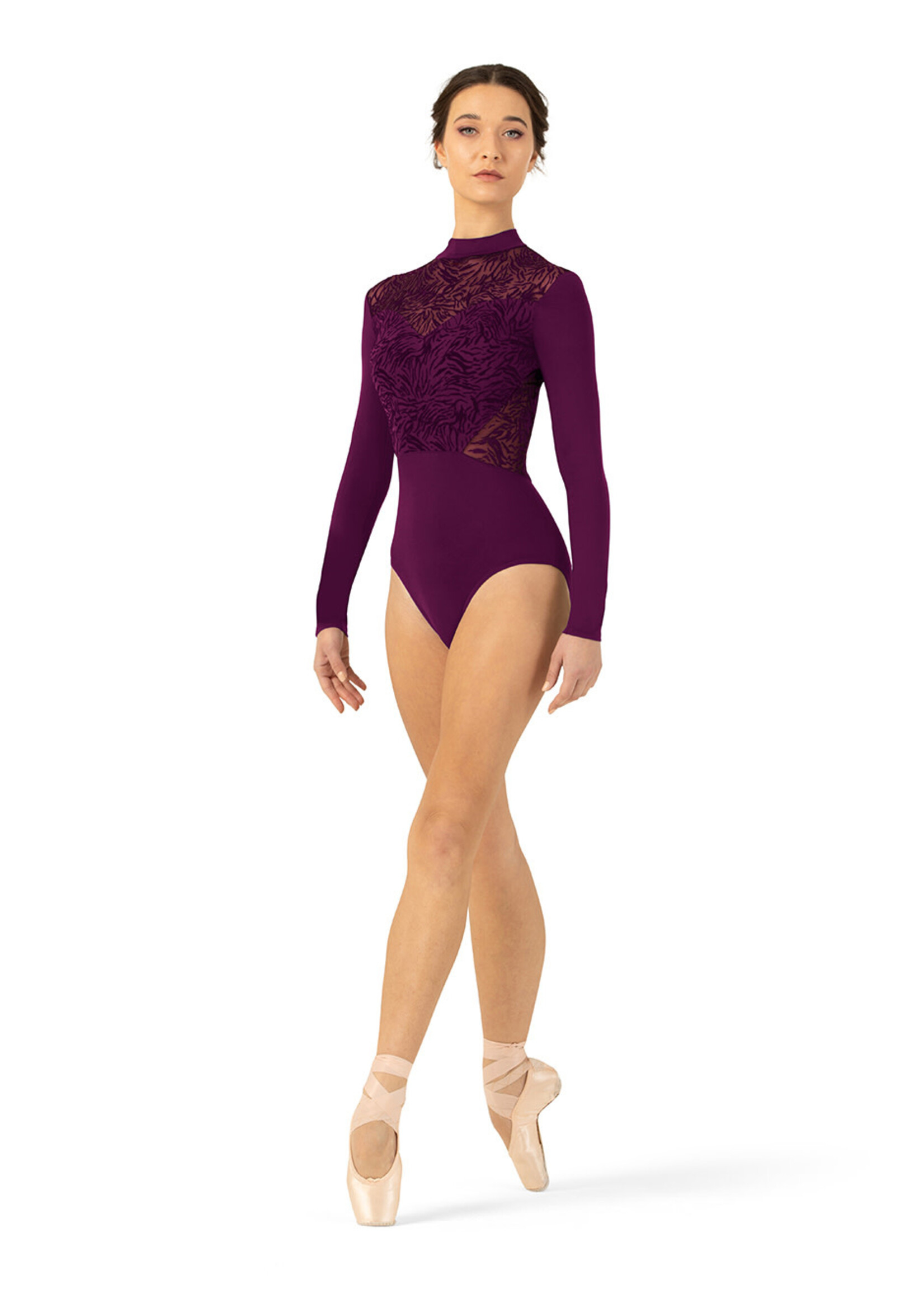 Bloch Bloch L1299 Adult Zip Back Long Sleeve Leotard