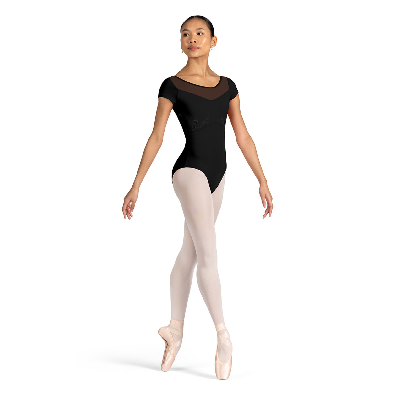 Bloch L3352 Adult Scoop Back Cap Sleeve Leotard