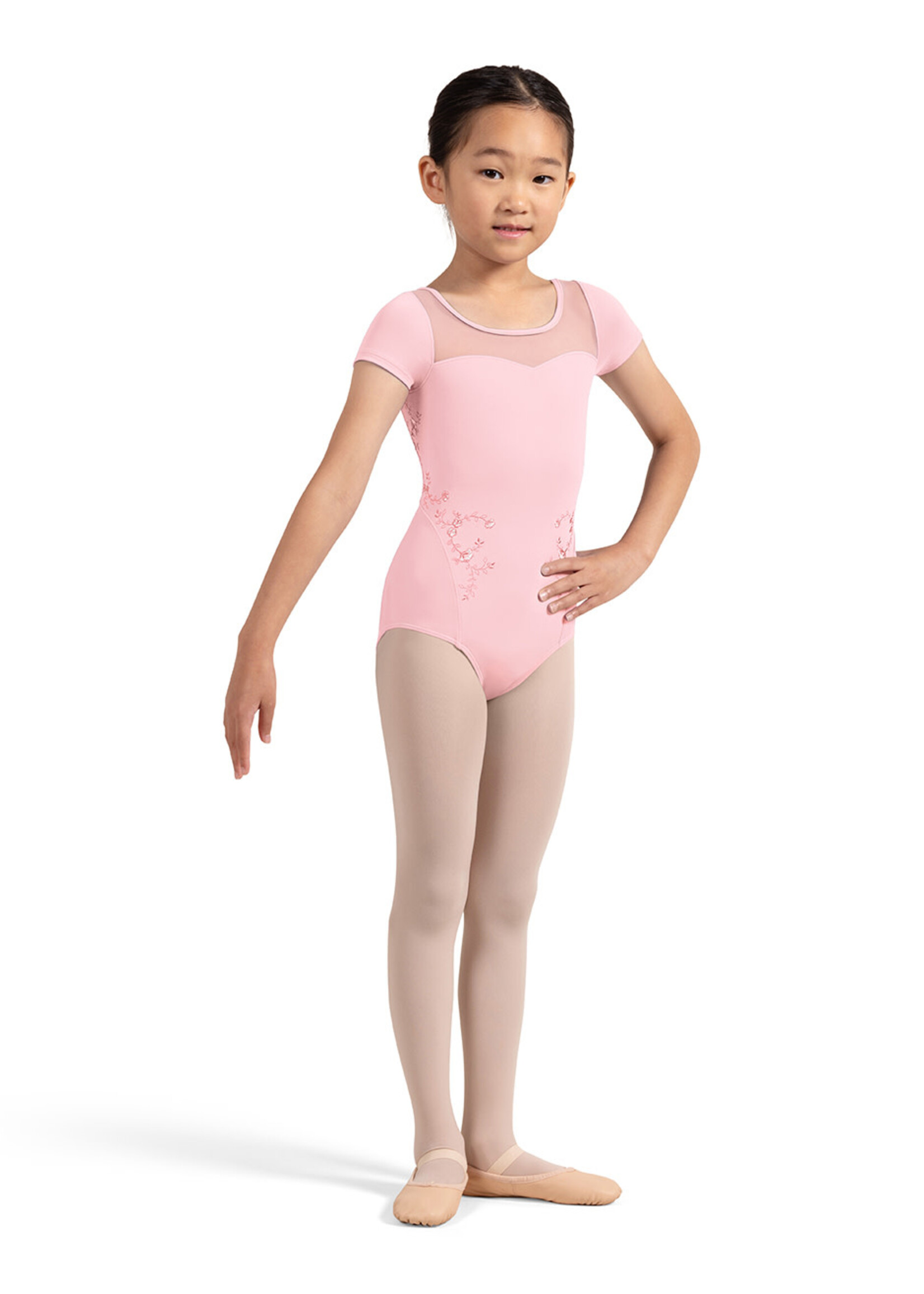 Bloch Bloch CL4242 Child Embroidered Cap Sleeve Leotard