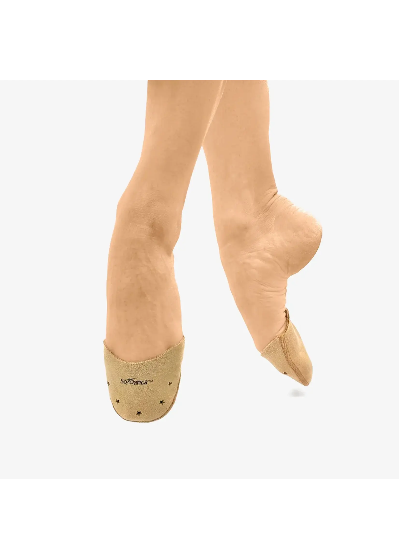 So Danca So Danca CLOUD 9 - AC36 LARGE SAND MICROSUEDE SILICONE GEL TOE PADS