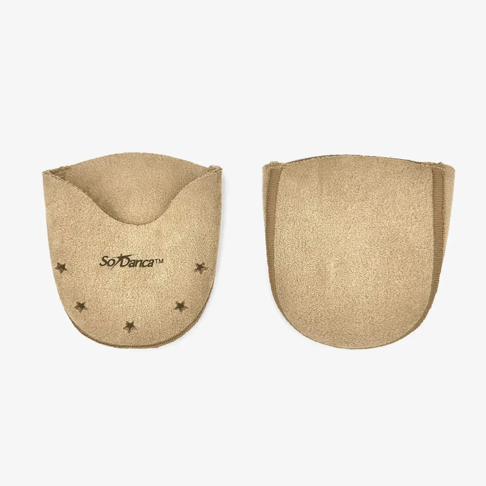 So Danca So Danca CLOUD 9 - AC36 LARGE SAND MICROSUEDE SILICONE GEL TOE PADS
