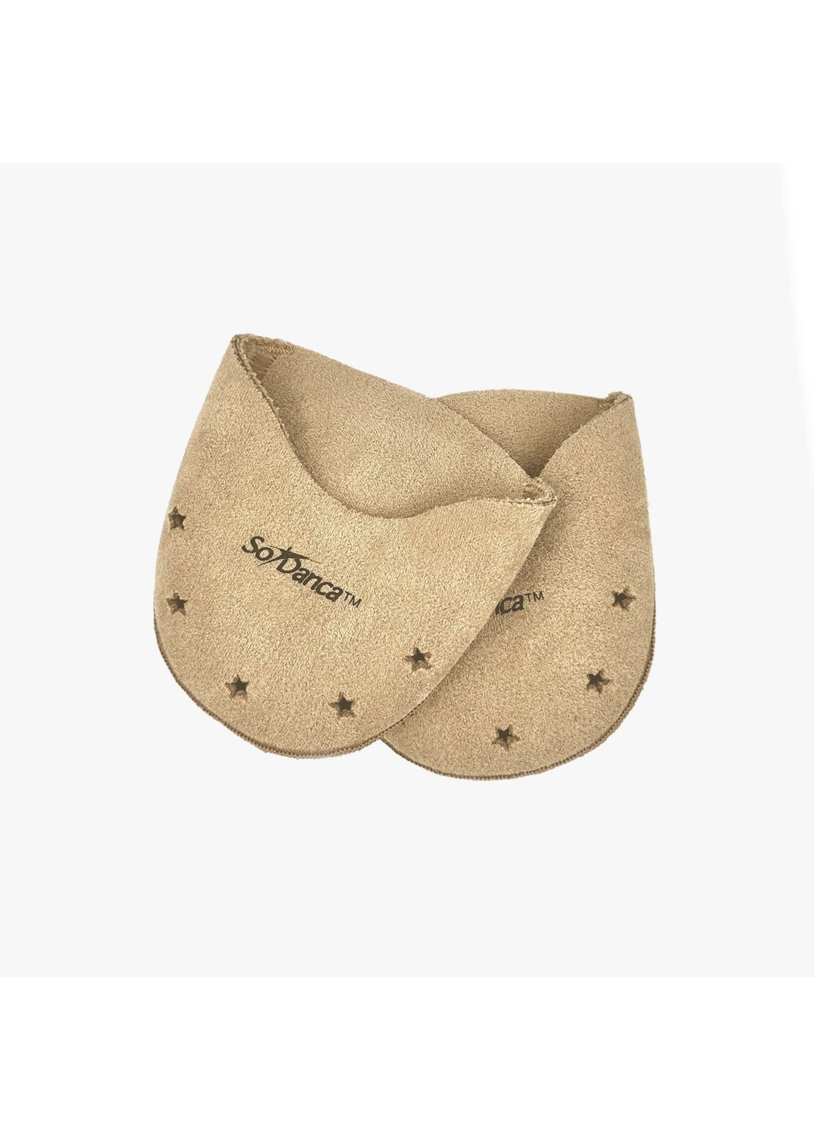 So Danca So Danca CLOUD 9 - AC36 MEDIUM SAND MICROSUEDE SILICONE GEL TOE PADS