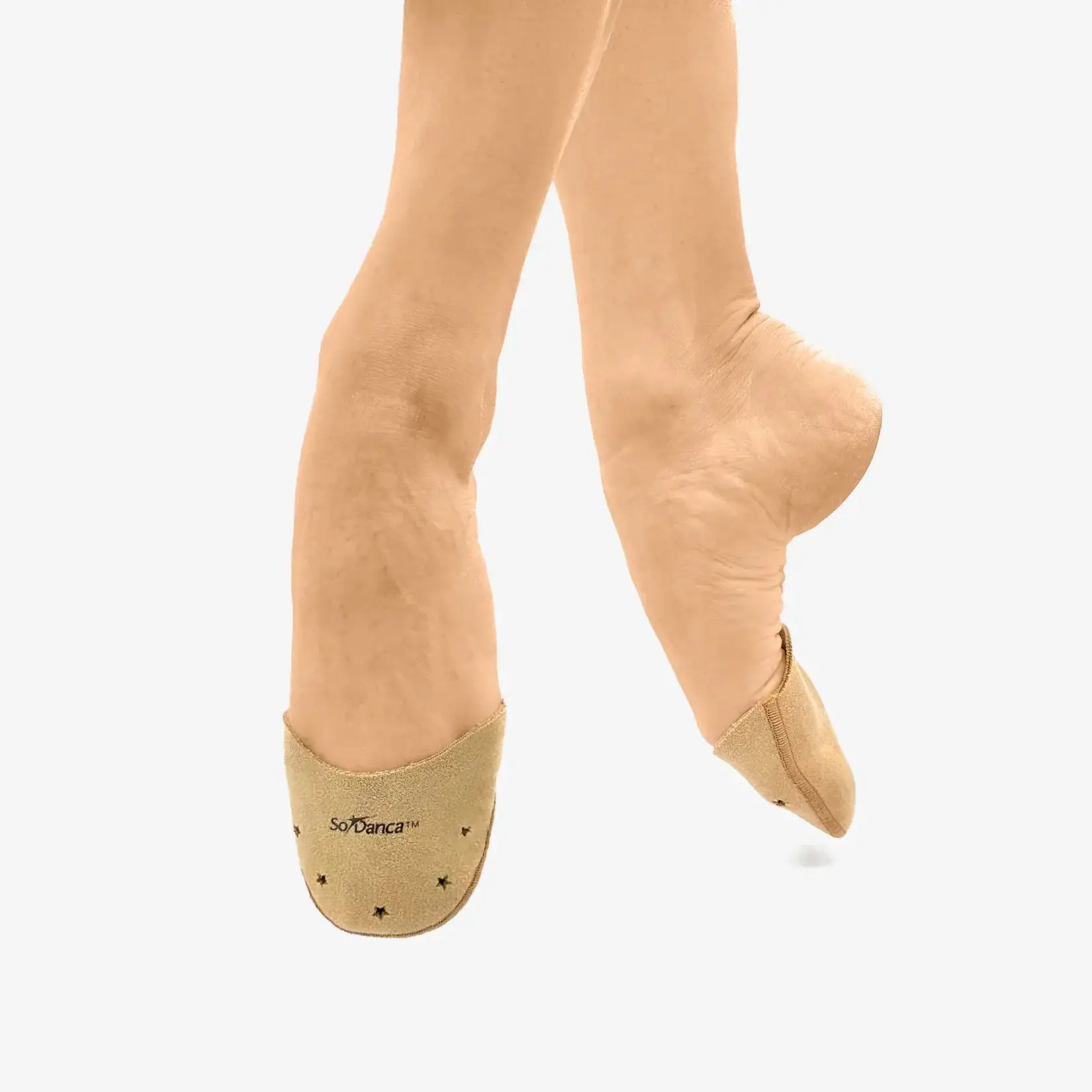 So Danca So Danca CLOUD 9 - AC36 MEDIUM SAND MICROSUEDE SILICONE GEL TOE PADS