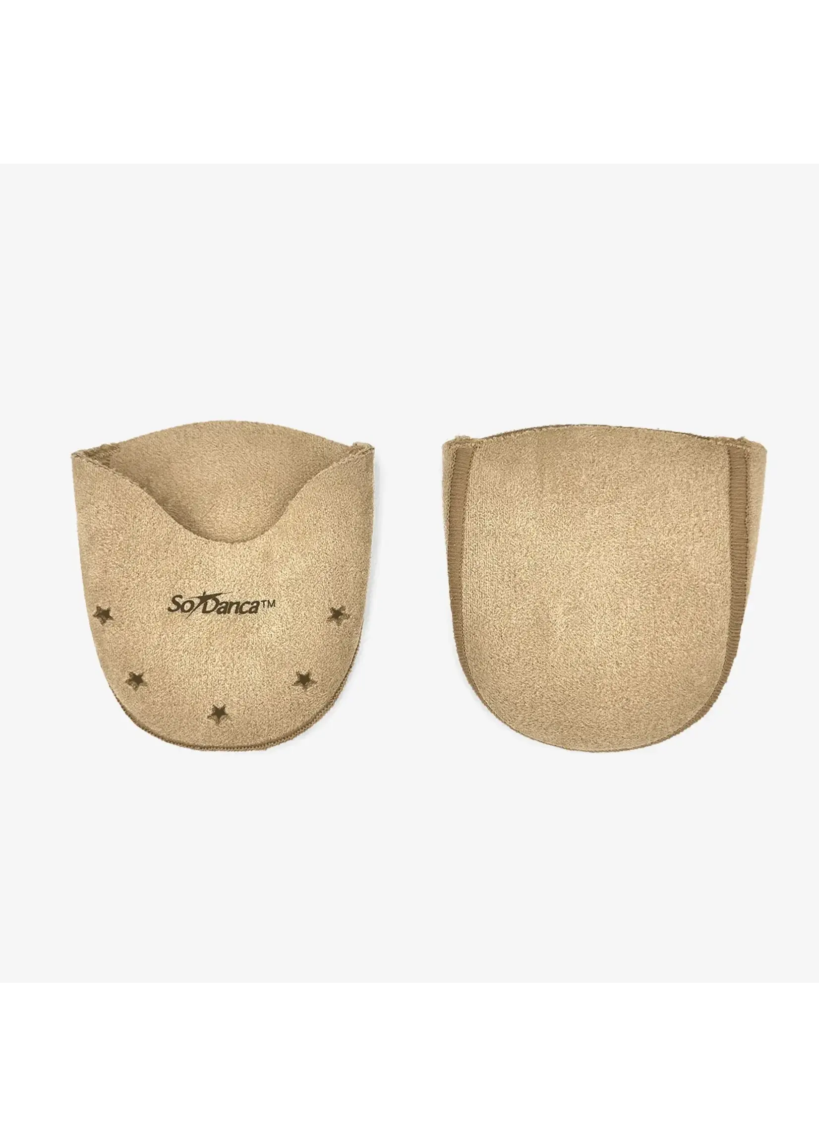 So Danca So Danca CLOUD 9 - AC36 MEDIUM SAND MICROSUEDE SILICONE GEL TOE PADS