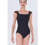 Wear Moi Wear Moi Adult Gemma Floral Tulle Strap Leotard